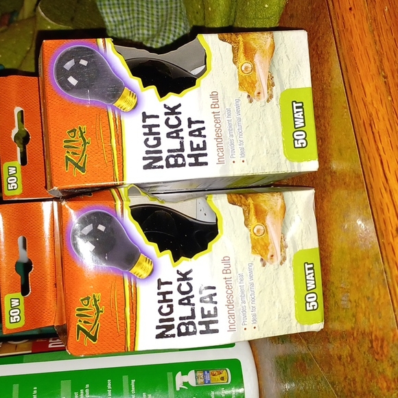 Bundle of 2 incandescent heat light bulbs